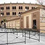 Duerme Junto A La Plaza De Toros De Granada.